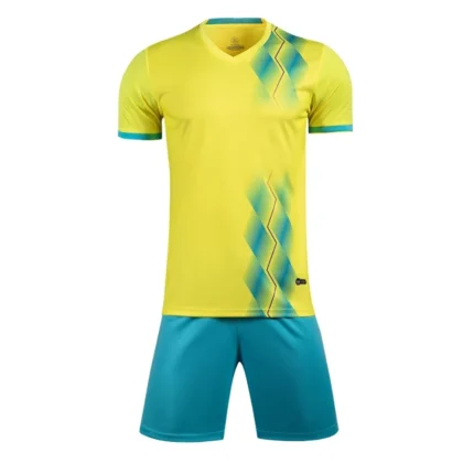 Training Kids Kit Yellow and teal v collar